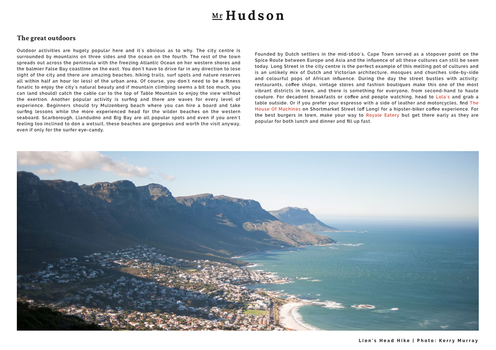 Travel Photographer Cape Town