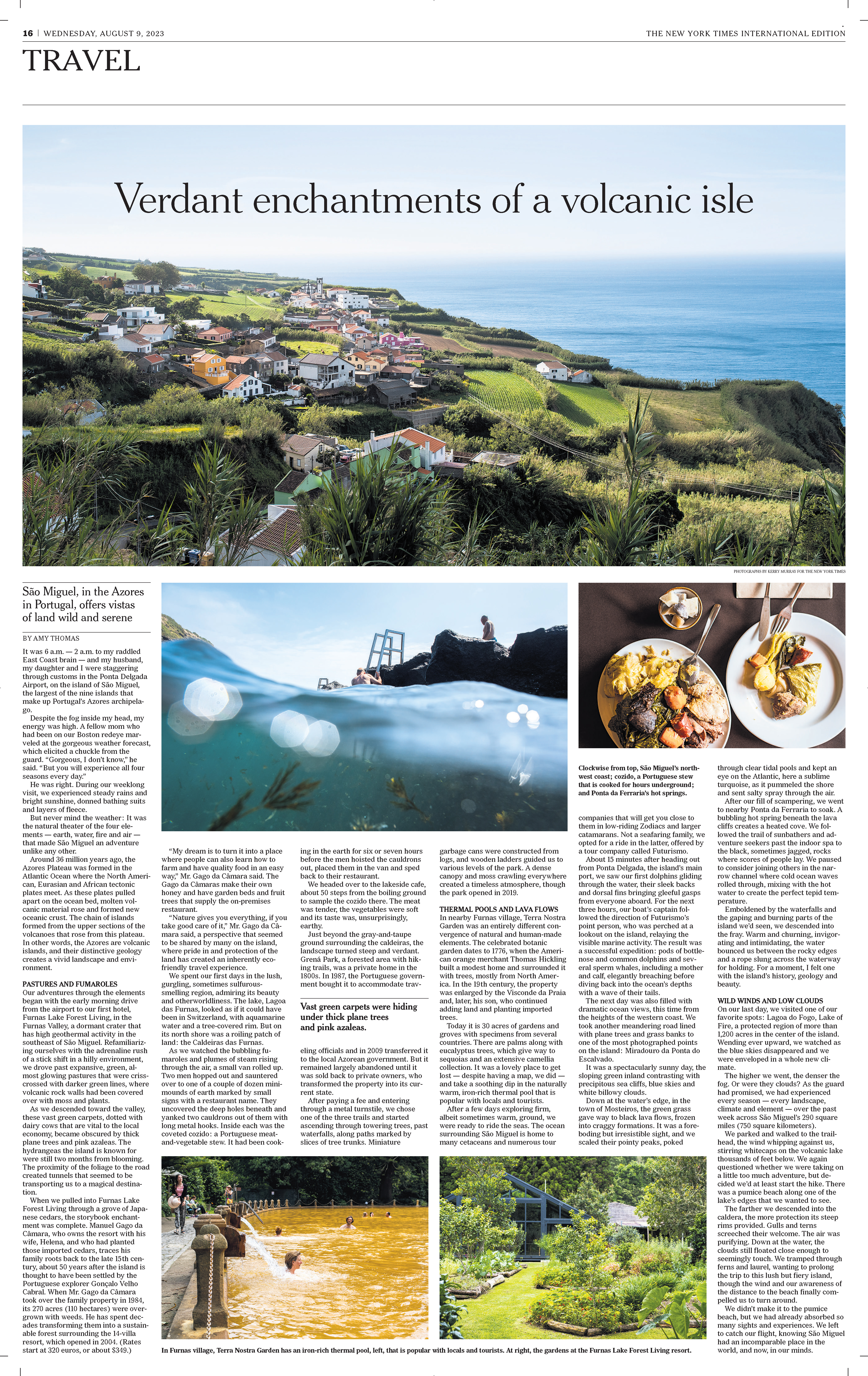 travel photographer azores portugal